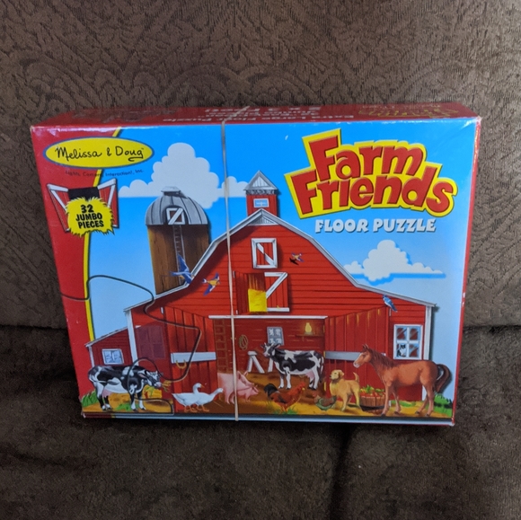 melissa and doug farm friends floor puzzle